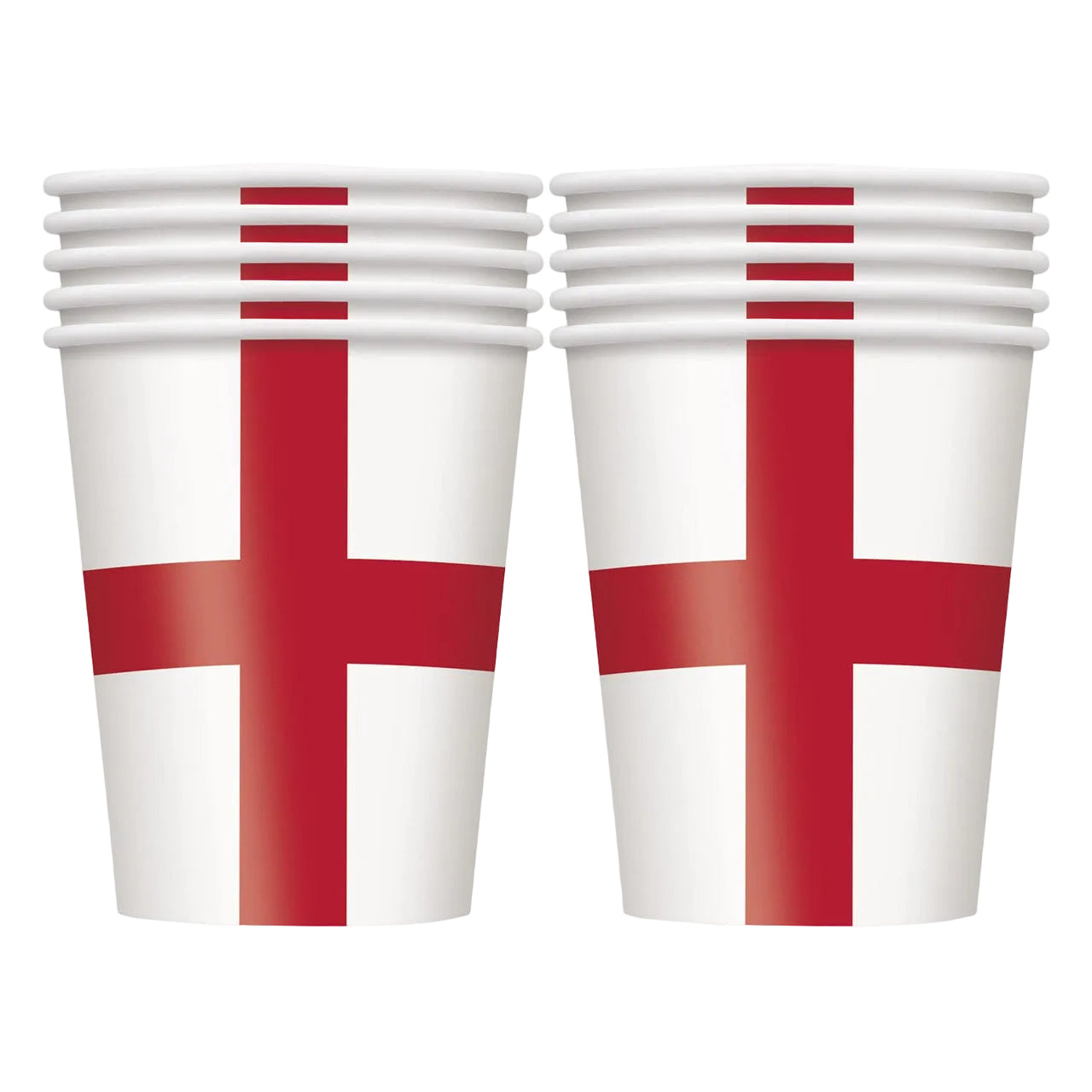 England Flag Paper Cups - 10pcs