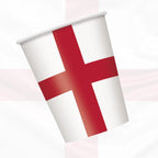 England Flag Paper Cups - 10pcs