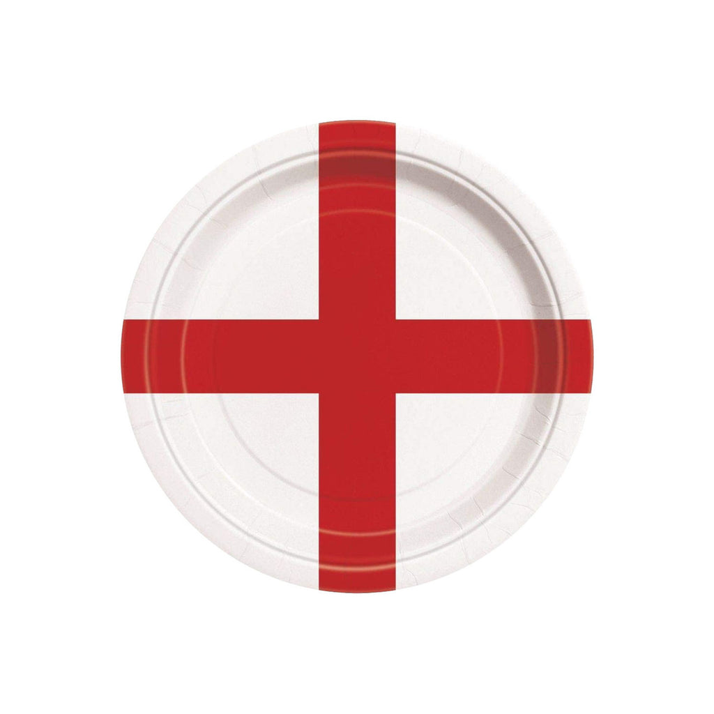 England Flag Party Plates - 10pcs