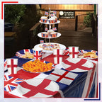 England Flag Party Plates - 10pcs