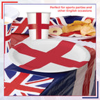 England Flag Party Plates - 10pcs
