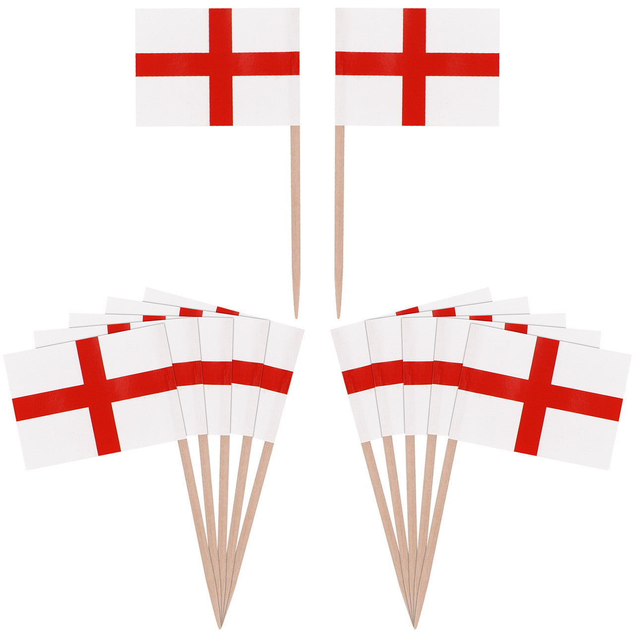 England Flag Toothpicks (Pack of 50)