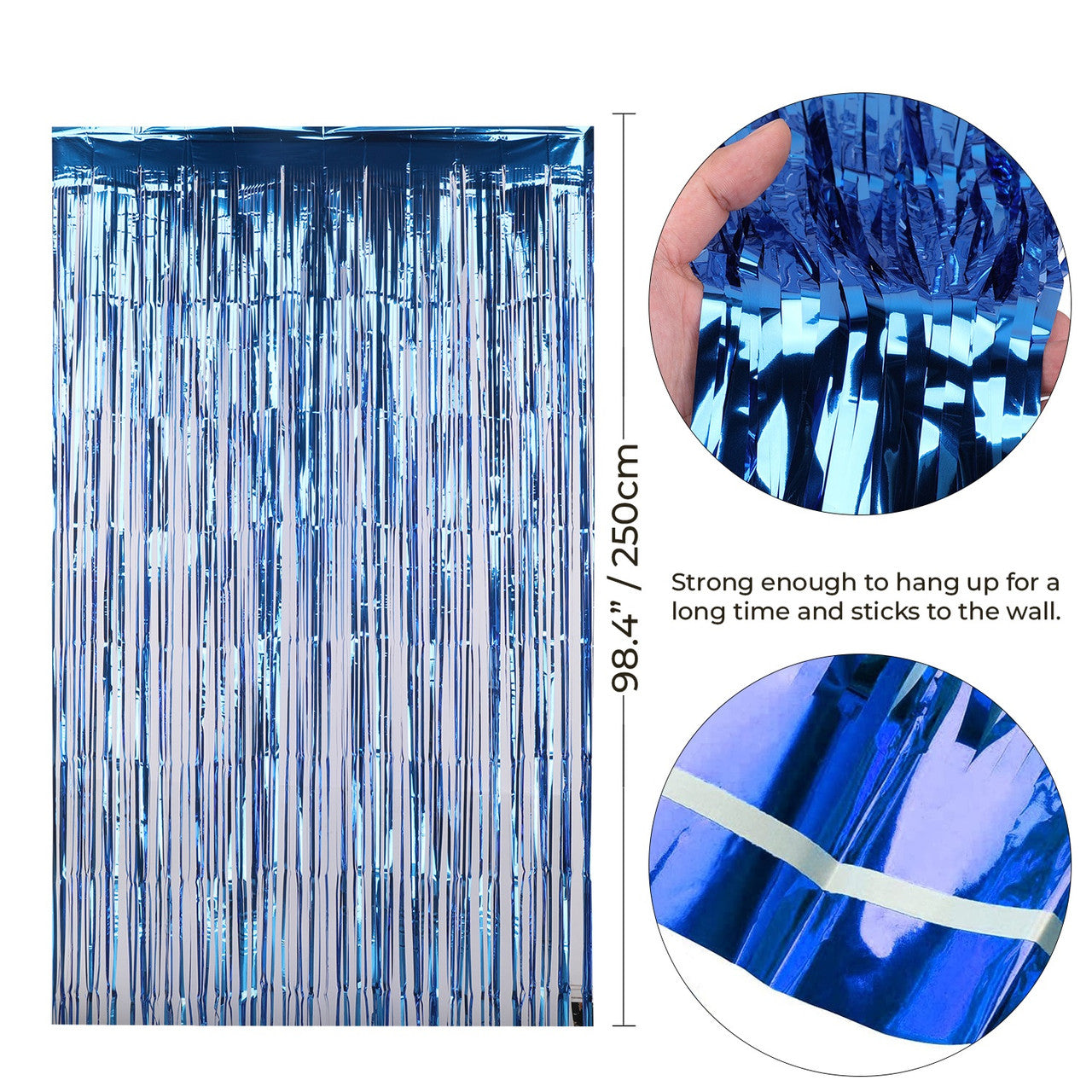 Foil Backdrop - Blue