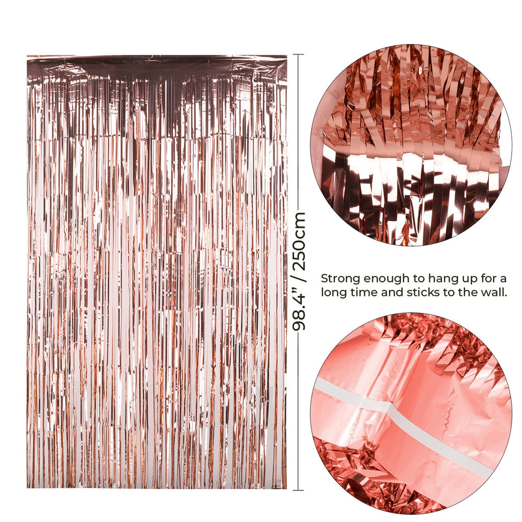 Foil Backdrop - Rose Gold