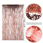 Foil Backdrop - Rose Gold