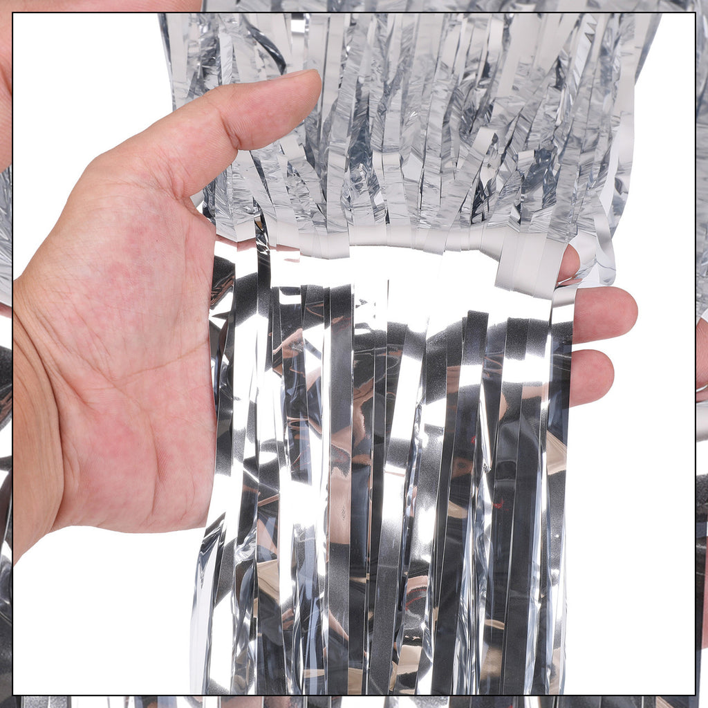 Foil Backdrop - Silver