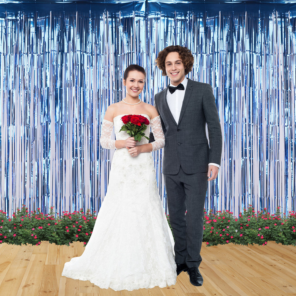 Foil Backdrop - Blue