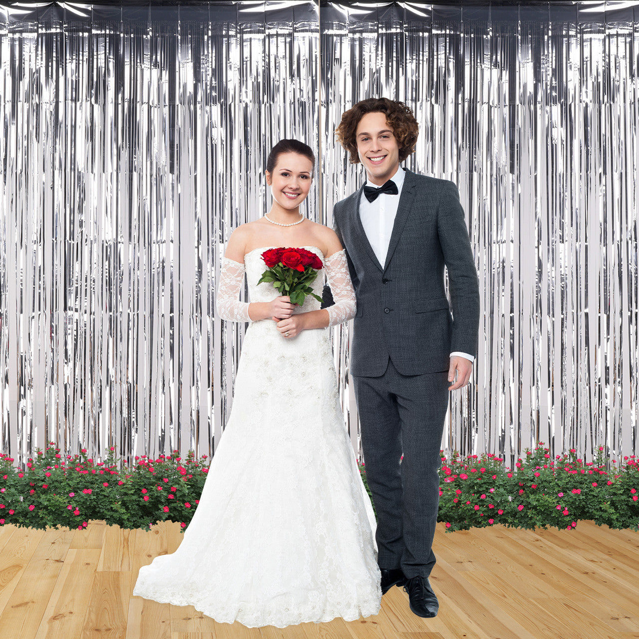 Foil Backdrop - Silver