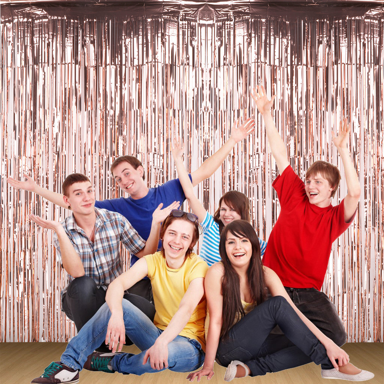 Foil Backdrop - Rose Gold