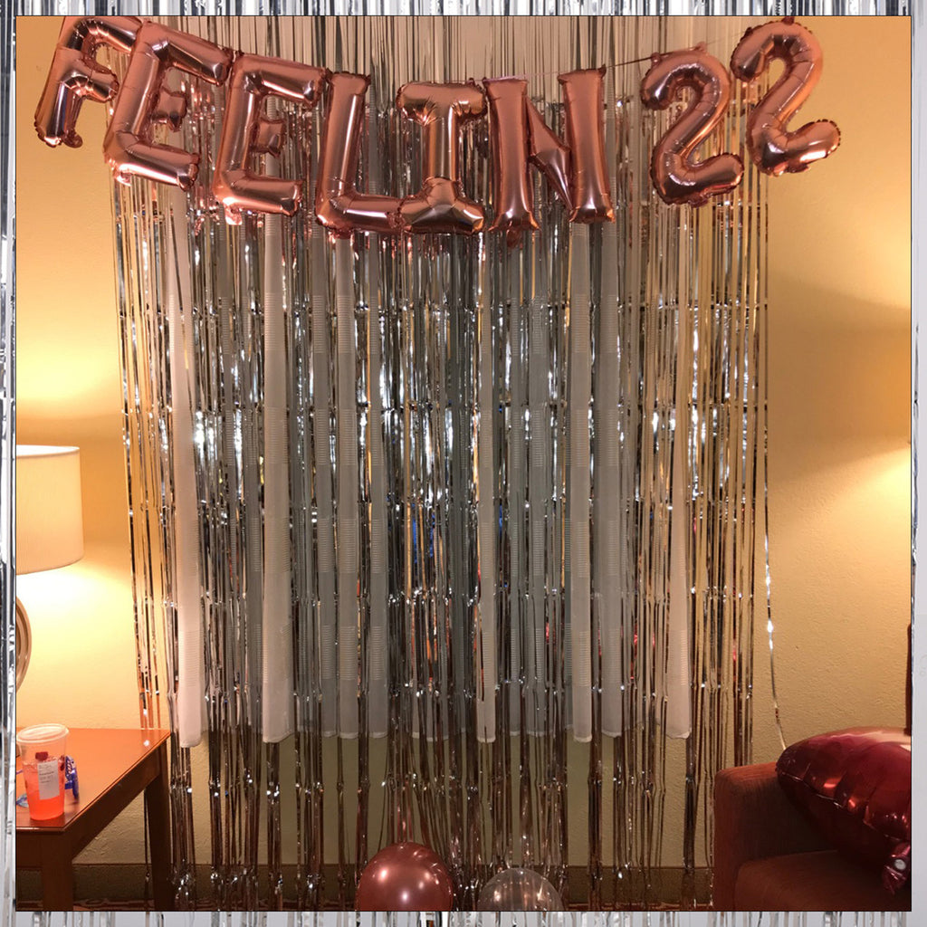Foil Backdrop - Silver