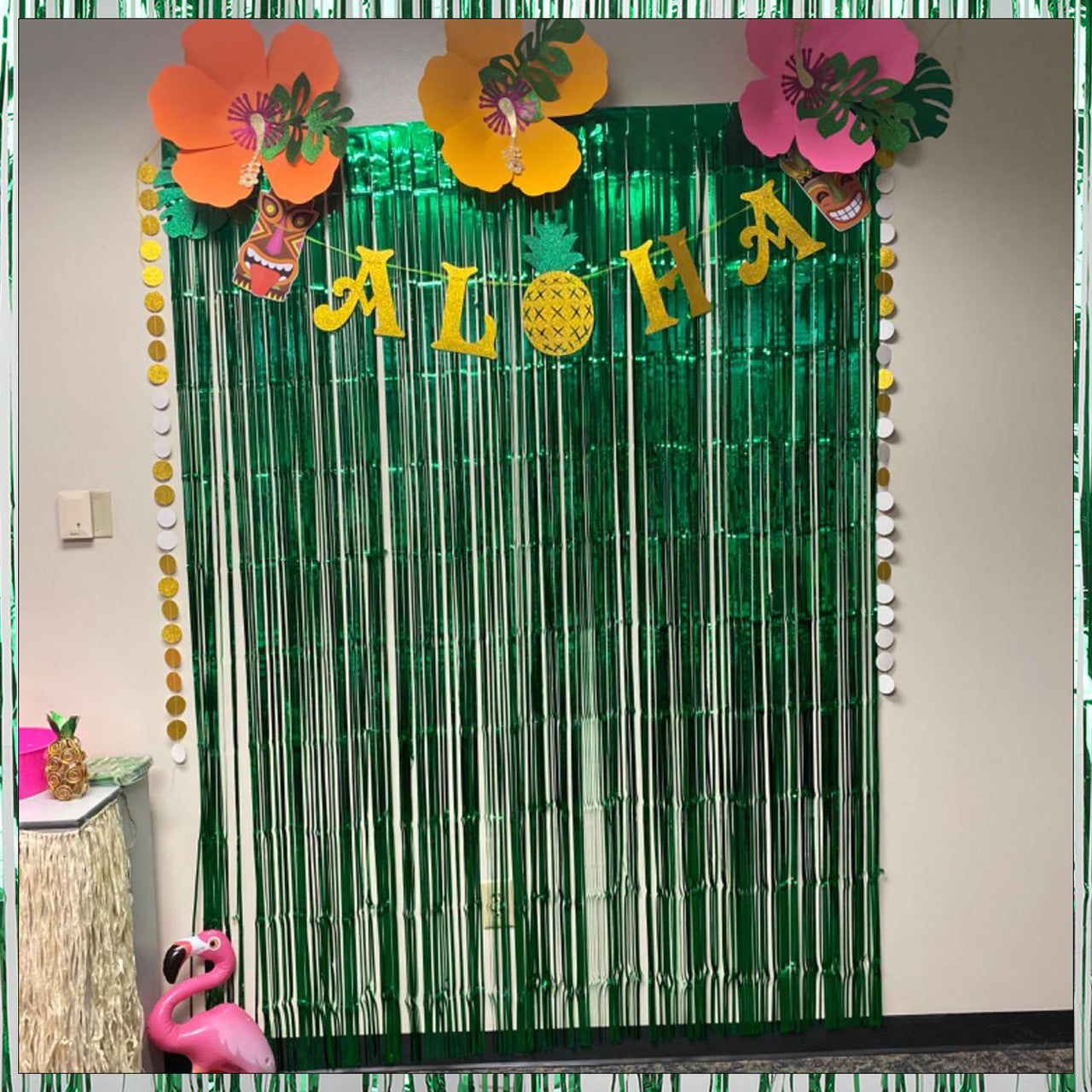 Foil Backdrop - Green
