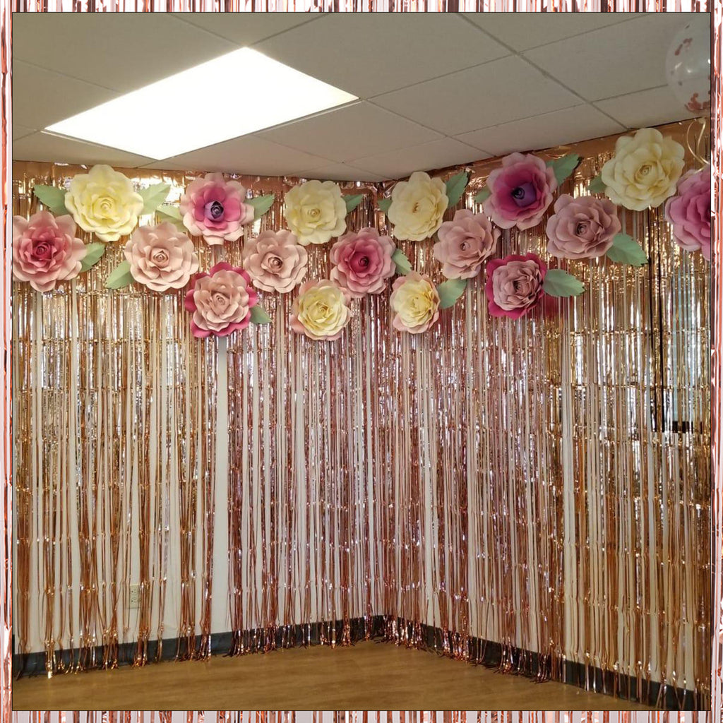 Foil Backdrop - Rose Gold