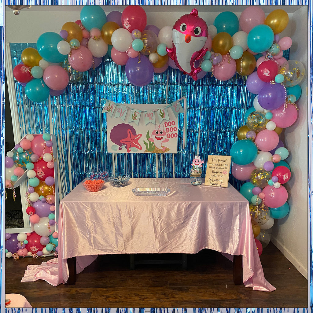 Foil Backdrop - Blue