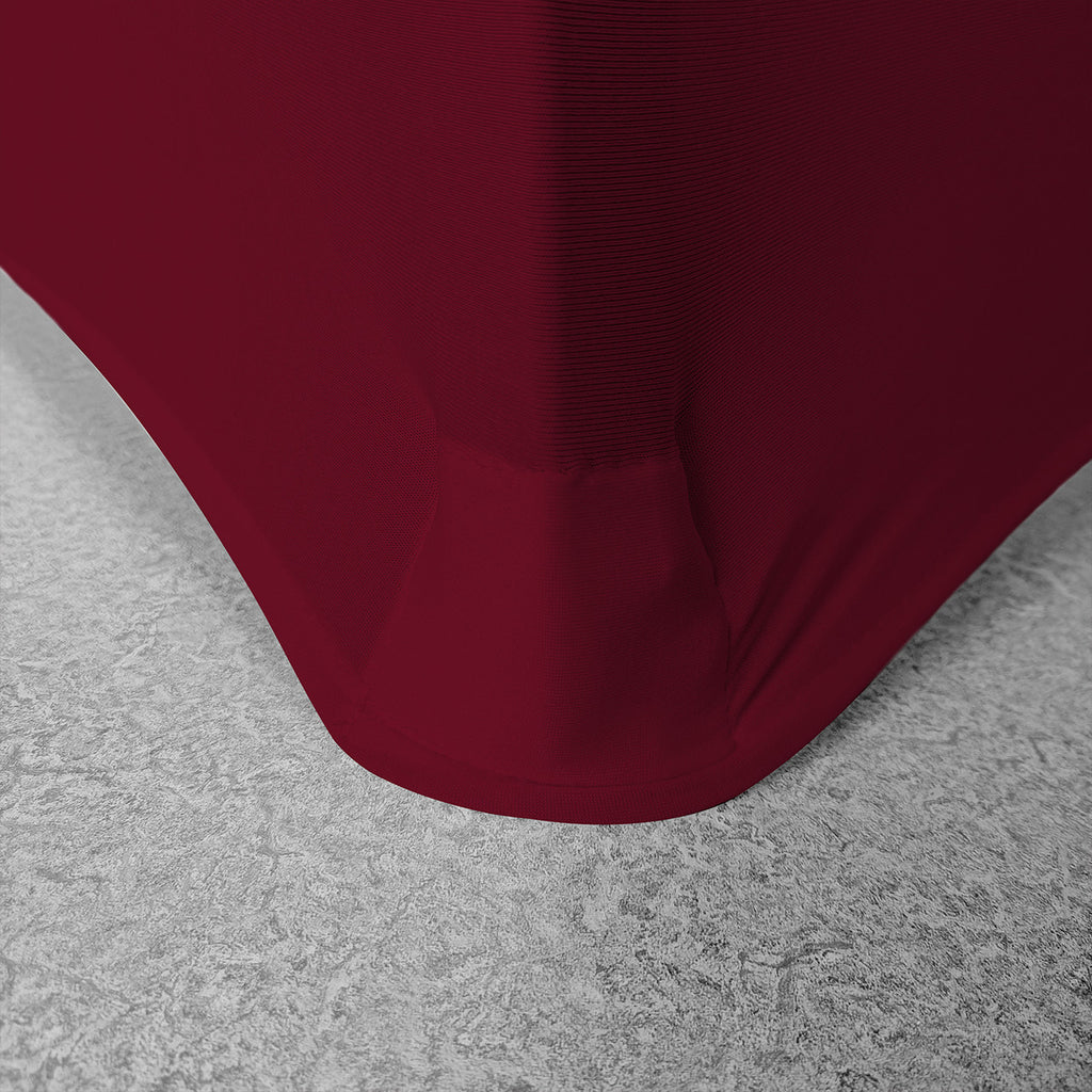 Flat Stretch Chair Cover - Burgundy