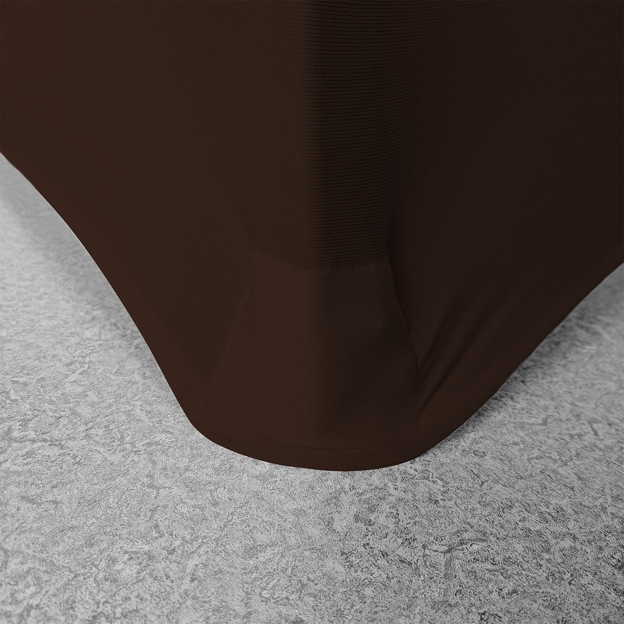 Flat Stretch Chair Cover - Chocolate