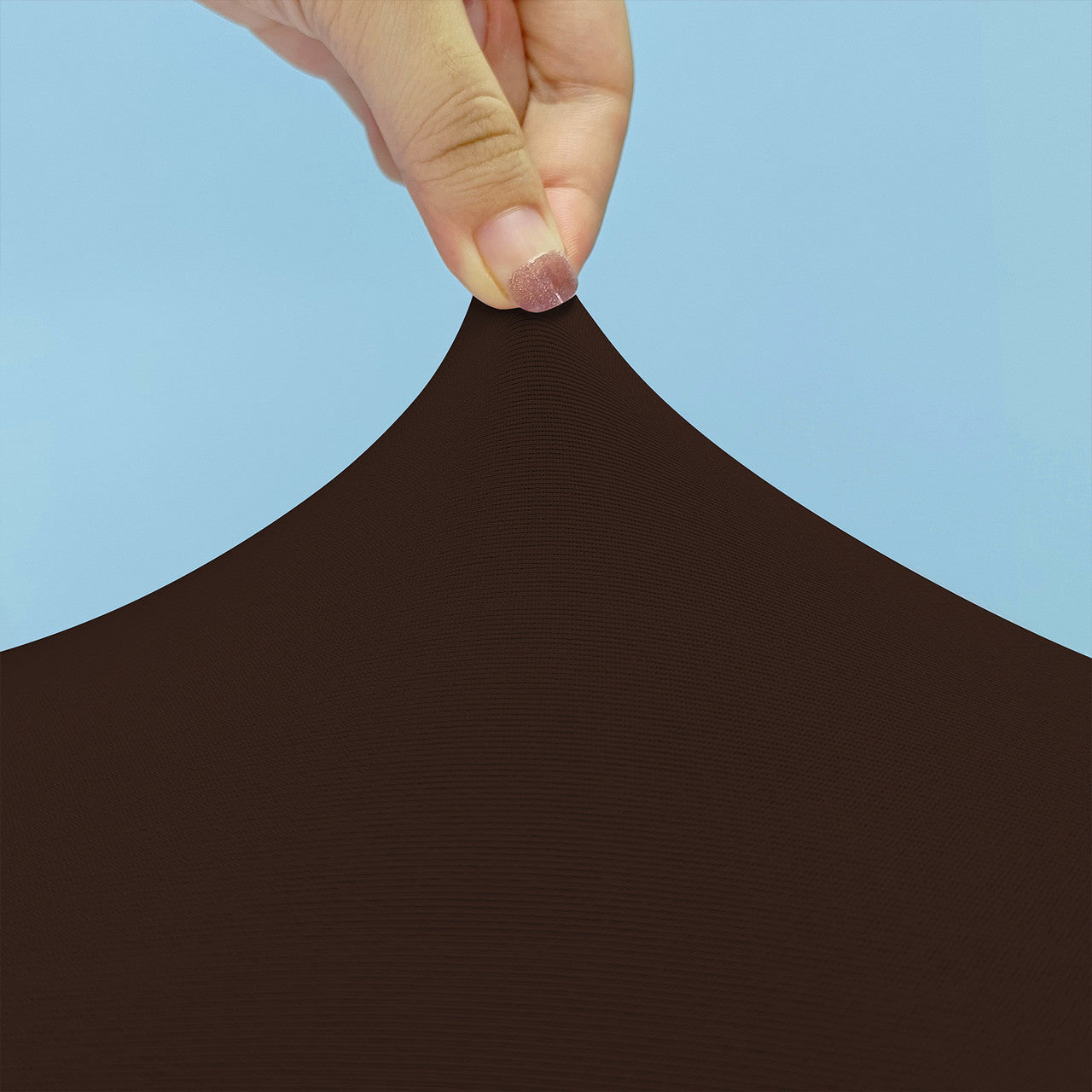 Flat Stretch Chair Cover - Chocolate
