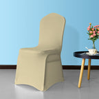 Flat Stretch Chair Cover - Champagne