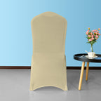 Flat Stretch Chair Cover - Champagne