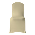 Flat Stretch Chair Cover - Champagne