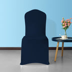 Flat Stretch Chair Cover - Navy