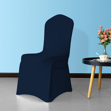 Flat Stretch Chair Cover - Navy