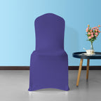 Flat Stretch Chair Cover - Purple
