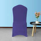Flat Stretch Chair Cover - Purple