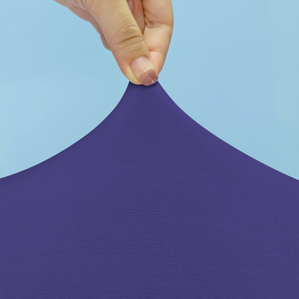 Flat Stretch Chair Cover - Purple