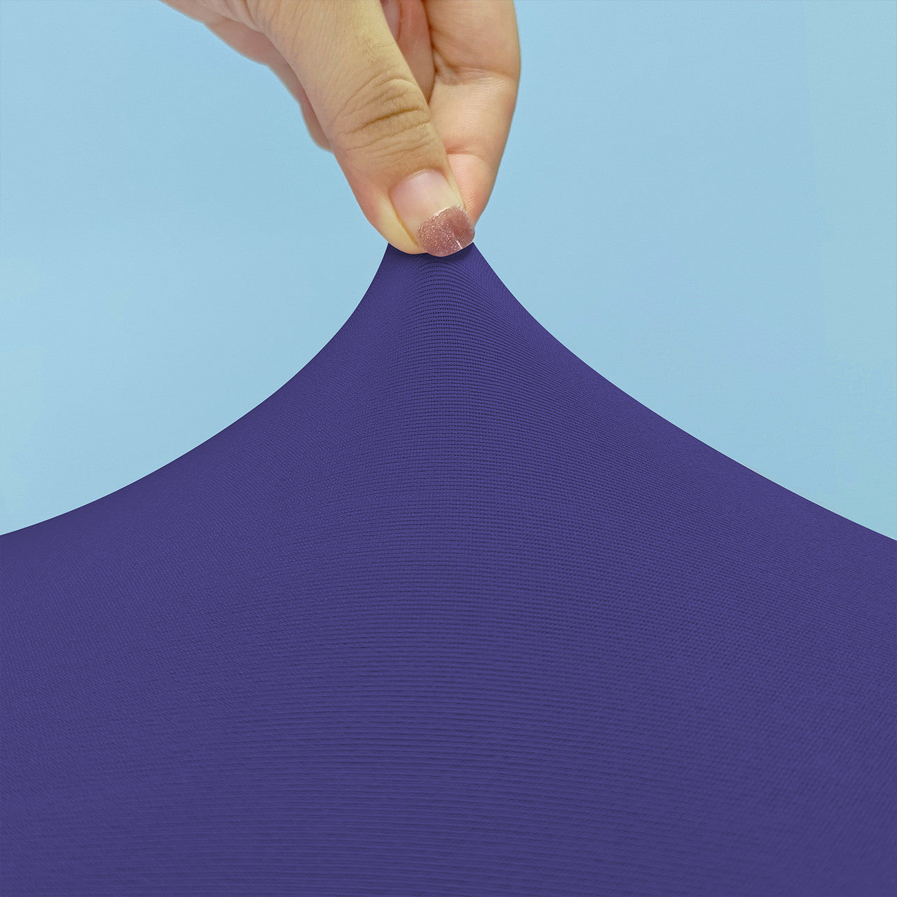 Flat Stretch Chair Cover - Purple