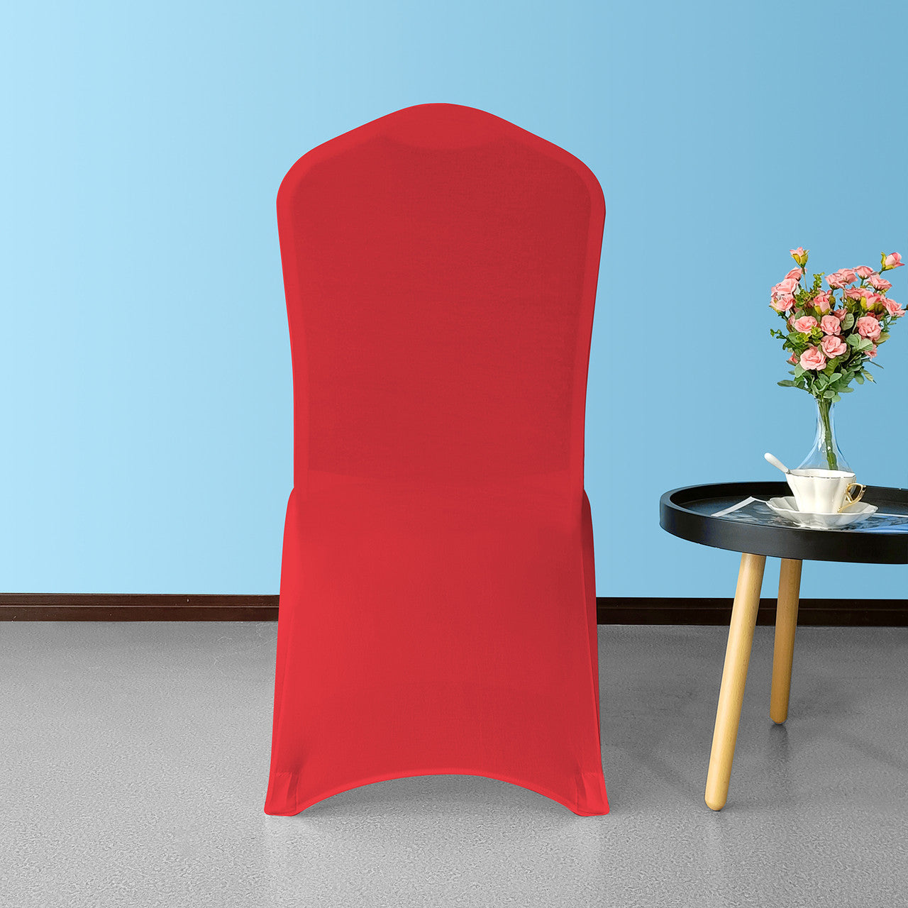 Flat Stretch Chair Cover - Red
