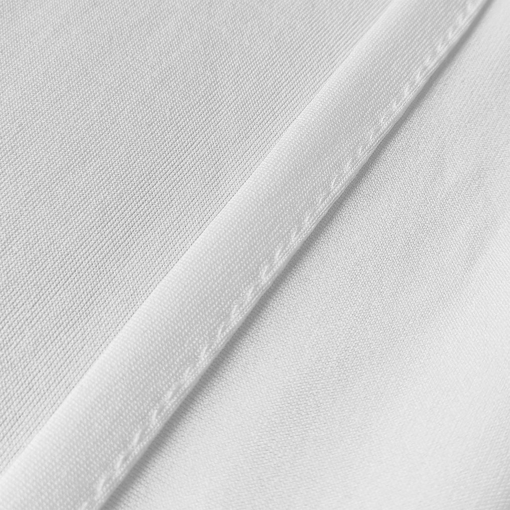 Flat Stretch Chair Cover - White