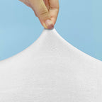 Flat Stretch Chair Cover - White