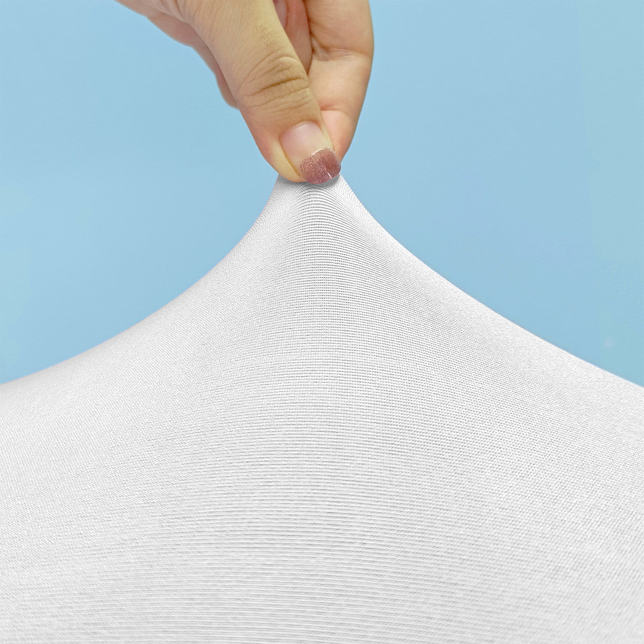 Flat Stretch Chair Cover - White