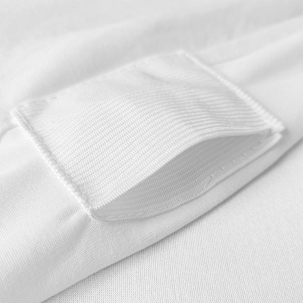 Flat Stretch Chair Cover - White