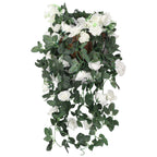 Artificial Rose Garland - 110cm - White