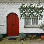 Artificial Rose Garland - 110cm - White