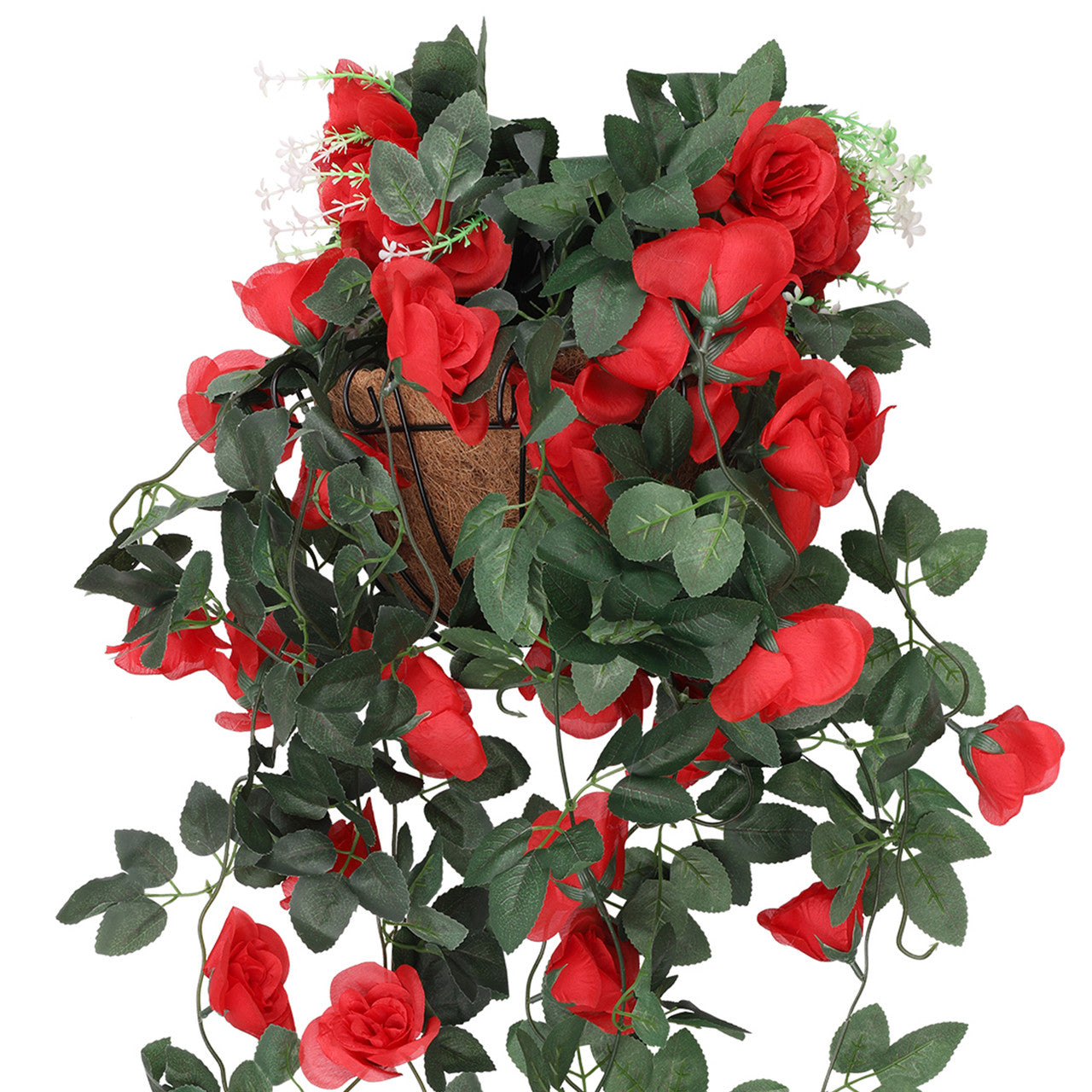 Artificial Rose Garland - 110cm - Red