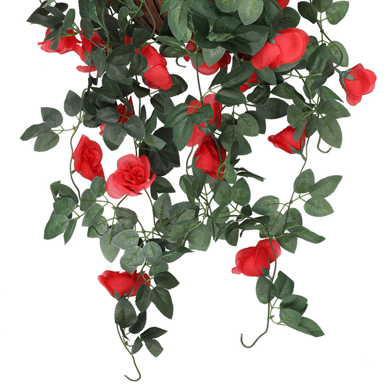 Artificial Rose Garland - 110cm - Red