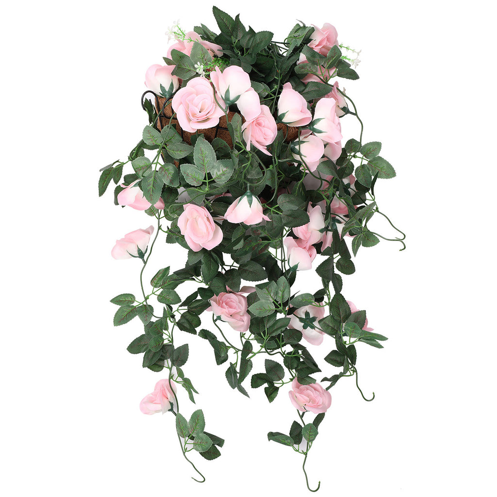Artificial Rose Garland - 110cm - Pink