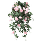 Artificial Rose Garland - 110cm - Pink