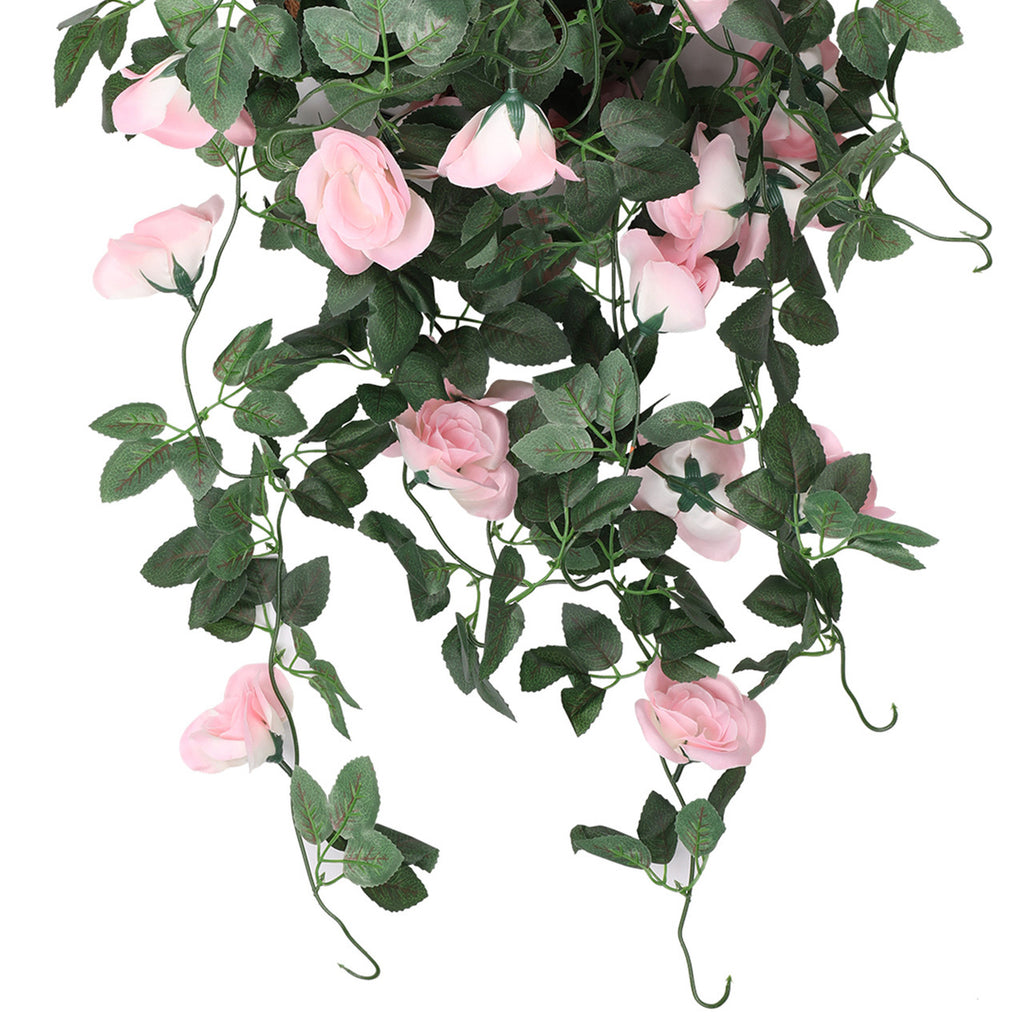 Artificial Rose Garland - 110cm - Pink