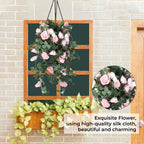 Artificial Rose Garland - 110cm - Pink