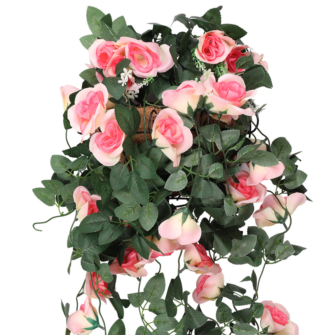Artificial Rose Garland - 110cm - Champagne
