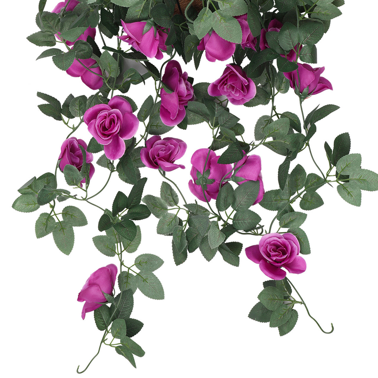 Artificial Rose Garland - 110cm - Purple