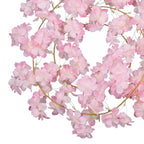 Artificial Silk Cherry Blossom Garland - 180cm - Baby Pink