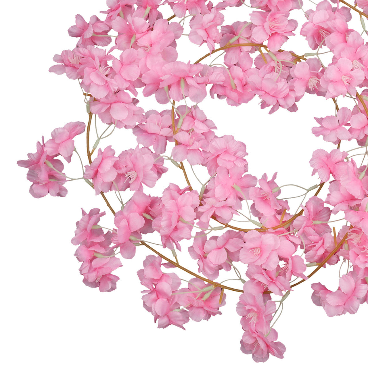 Artificial Silk Cherry Blossom Garland - 180cm - Pink