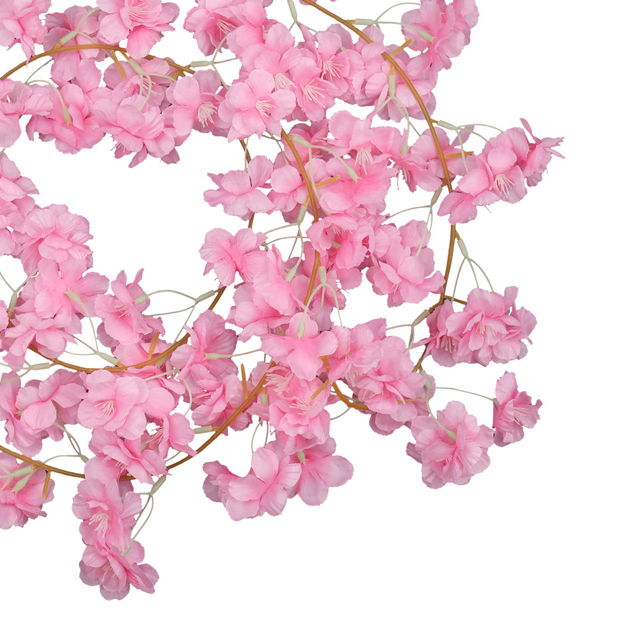 Artificial Silk Cherry Blossom Garland - 180cm - Pink