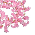Artificial Silk Cherry Blossom Garland - 180cm - Pink
