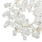 Artificial Silk Cherry Blossom Garland - 180cm - Cream White