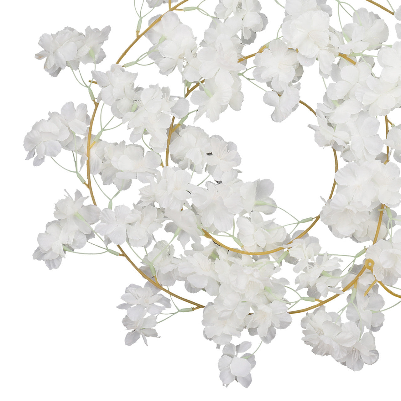 Artificial Silk Cherry Blossom Garland - 180cm - Cream White